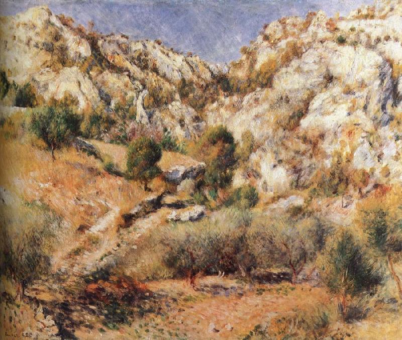 Pierre-Auguste Renoir Cliff